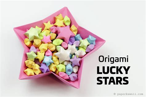 How to Make an Origami Lucky Star .